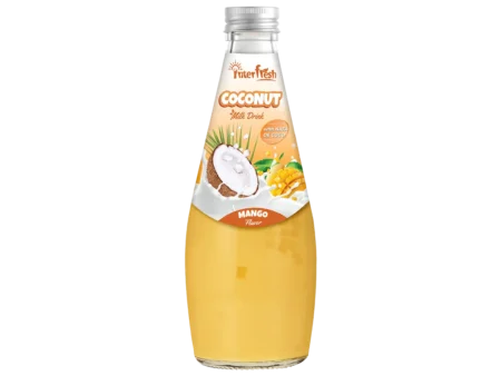 290ml Interfresh Coconut Milk with Nata de Coco Mango flavor