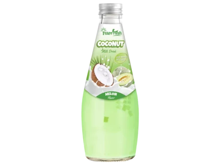 290ml Interfresh Coconut Milk with Nata de Coco Melon flavor