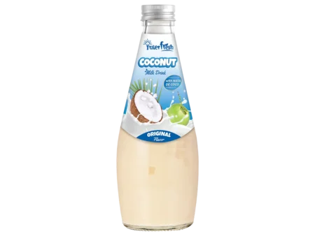 290ml Interfresh Coconut Milk with Nata de Coco Original flavor