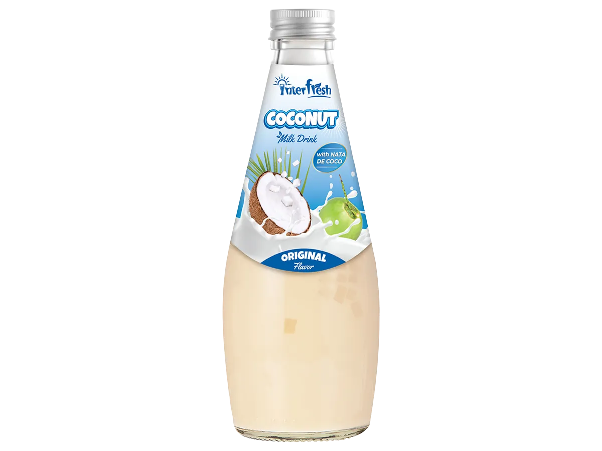 290ml Interfresh Coconut Milk with Nata de Coco Original flavor