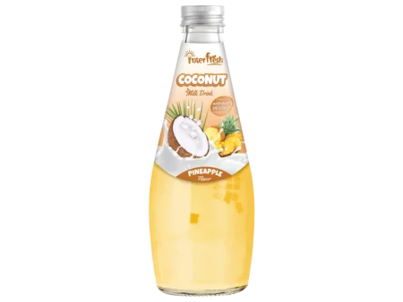 290ml Interfresh Coconut Milk with Nata de Coco Pineapple flavor