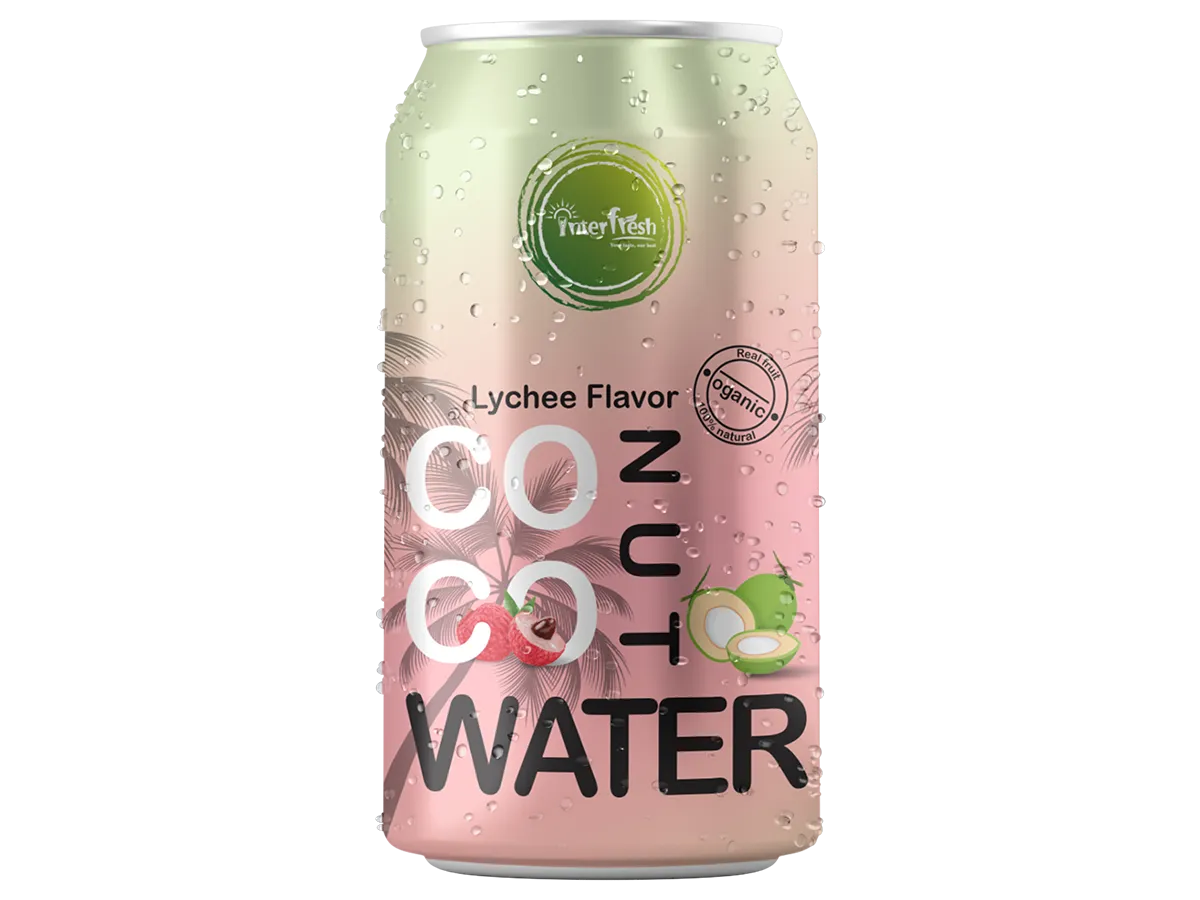 330ml Interfresh Coconut Water Lychee flavour