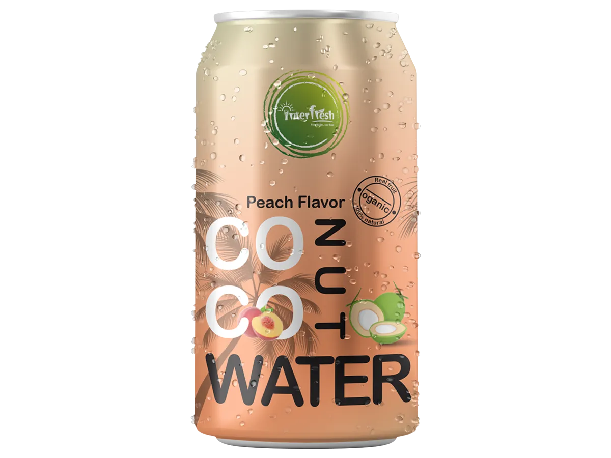 330ml Interfresh Coconut Water Peach flavour