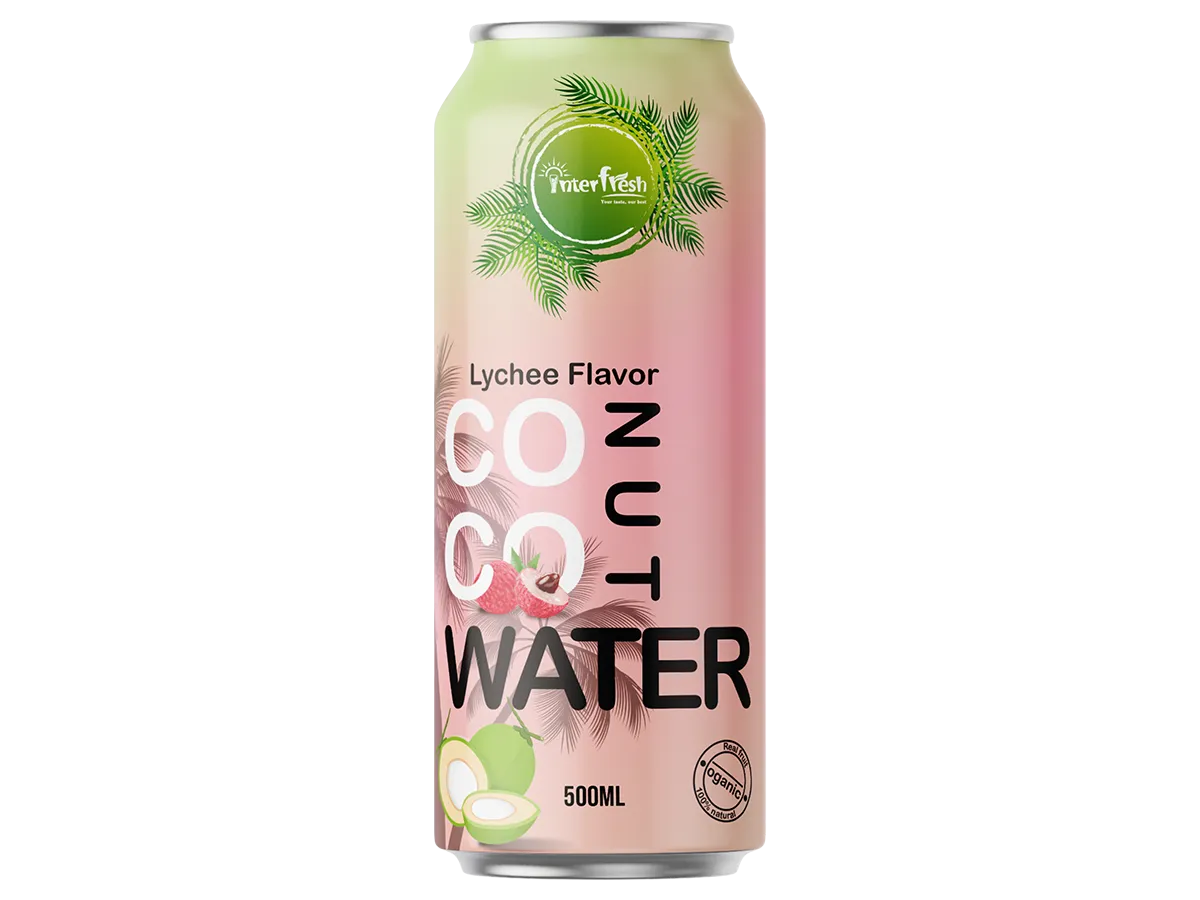 500ml Interfresh Coconut Water Lychee flavour