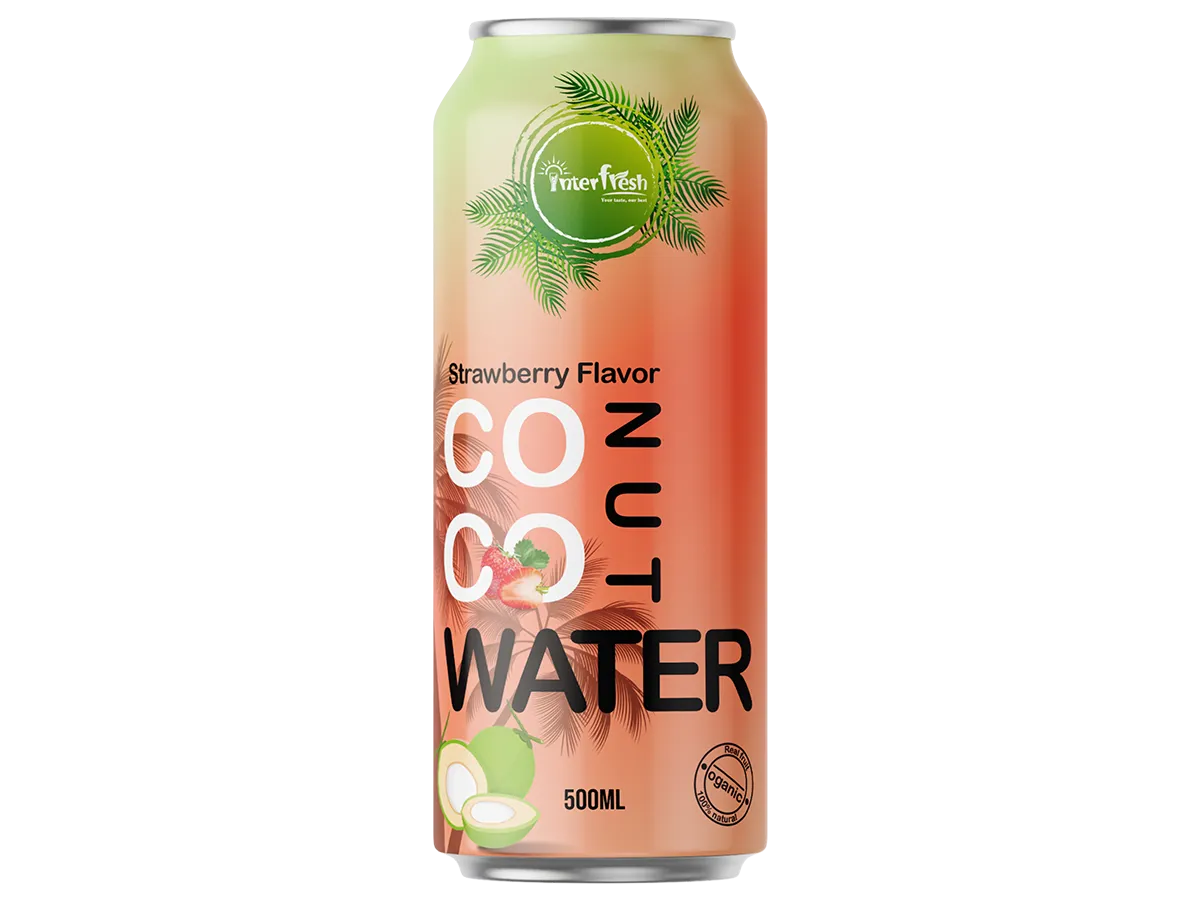 500ml Interfresh Coconut Water Strawberry flavour